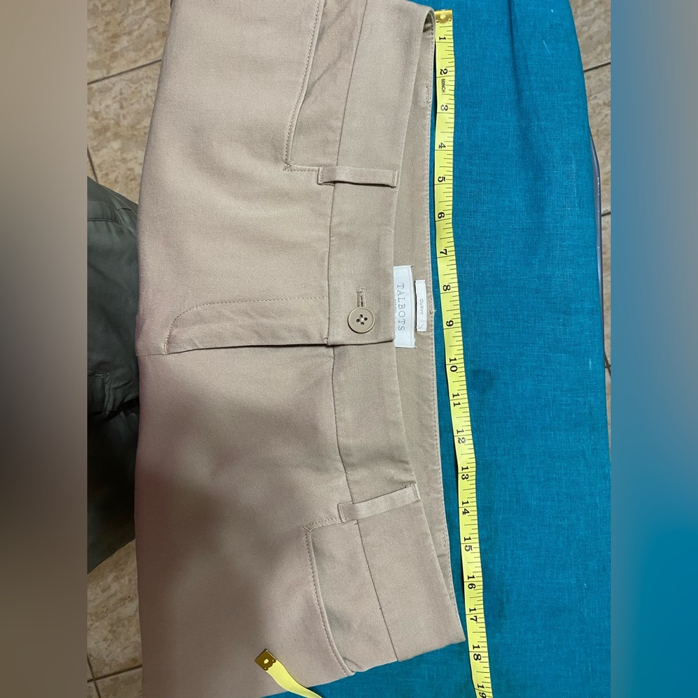 Talbots Curvy Fit Tan Pants - Picture 4 of 5